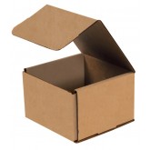 6.125" x 6" x 4.375" Kraft Corrugated Mailer 32ect - 50 per Bundle, 1600 per Bale